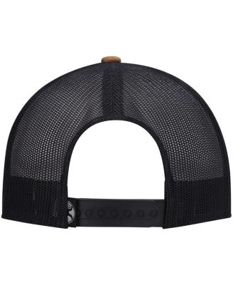Men's Tan, Black Holley Trucker Snapback Hat