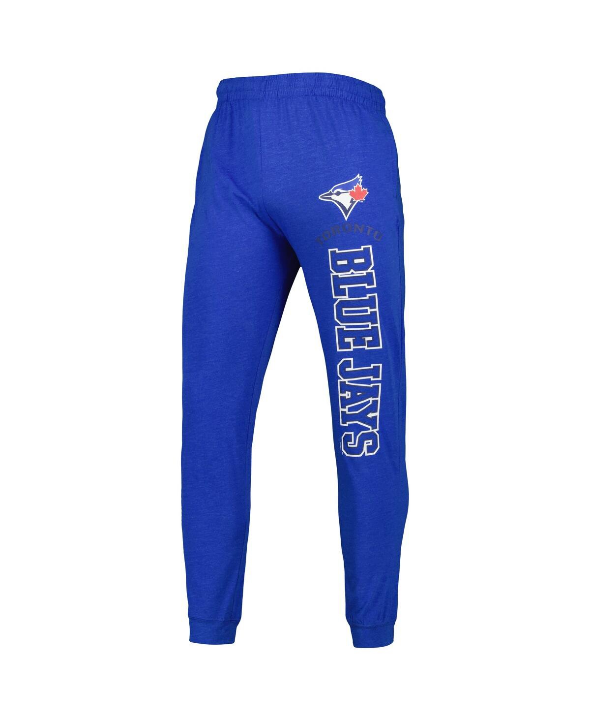 Men's Concepts Sport Heather Charcoal Toronto Blue Jays Meter Hoodie and Joggers Set - Heather Charcoal