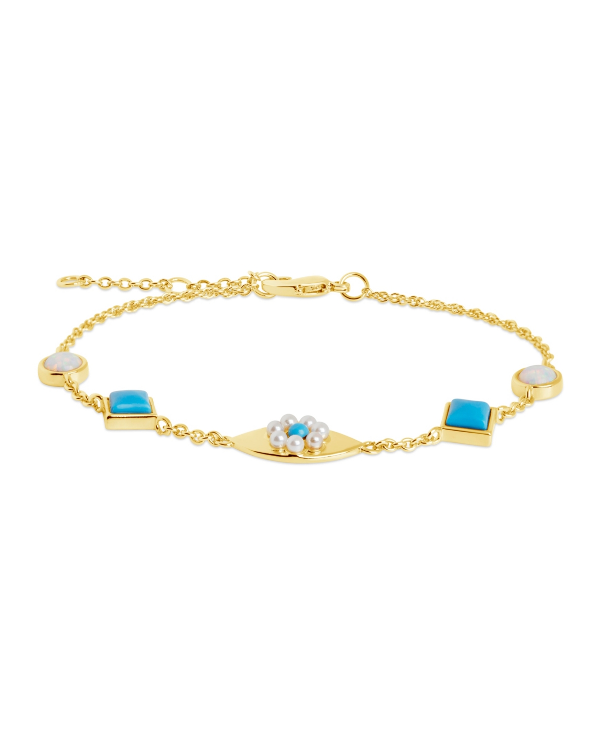 Sterling Forever Varuna Evil Eye Bracelet