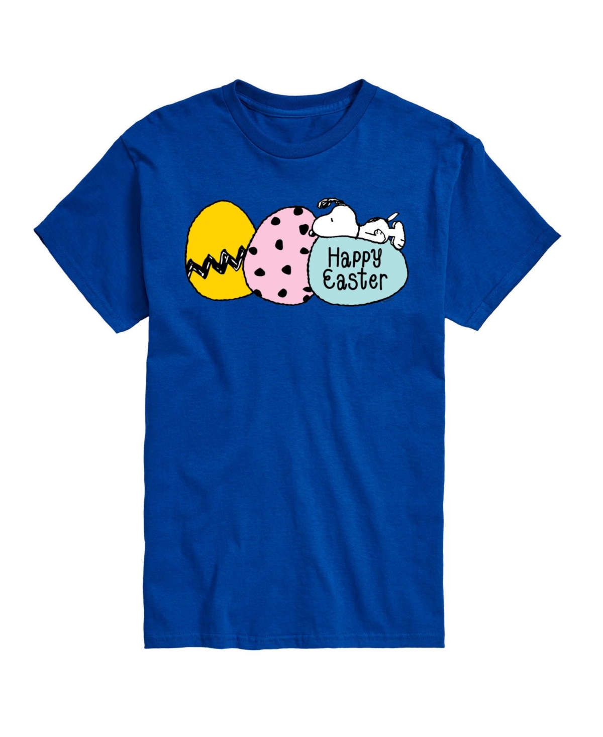 Airwaves Men's Peanuts Easter Eggs T-shirt In Blue