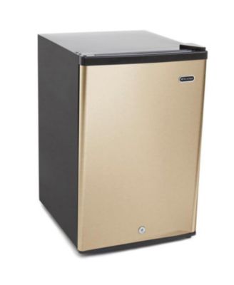2.1 cu.ft Energy Star Upright Freezer with Lock in Rose Gold