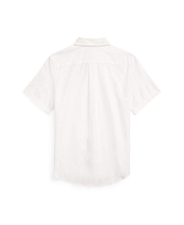 Polo Ralph Lauren Big Boys Cotton Oxford Short-Sleeve Shirt - Macy's