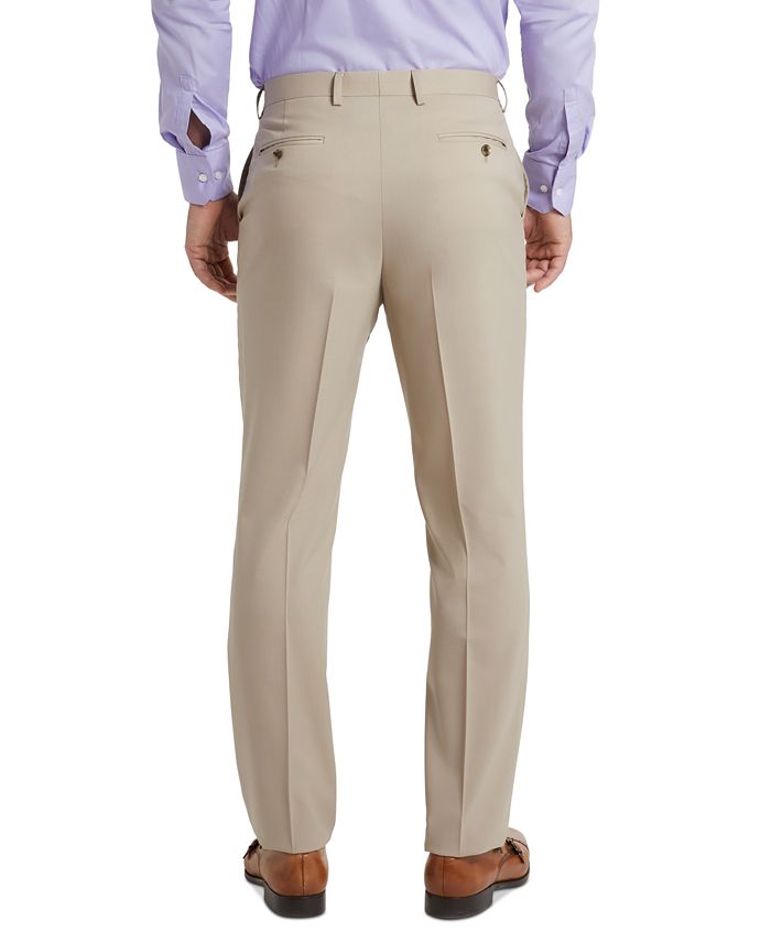 Tayion Collection Men's Classic-Fit Tan Suit Pants - Macy's