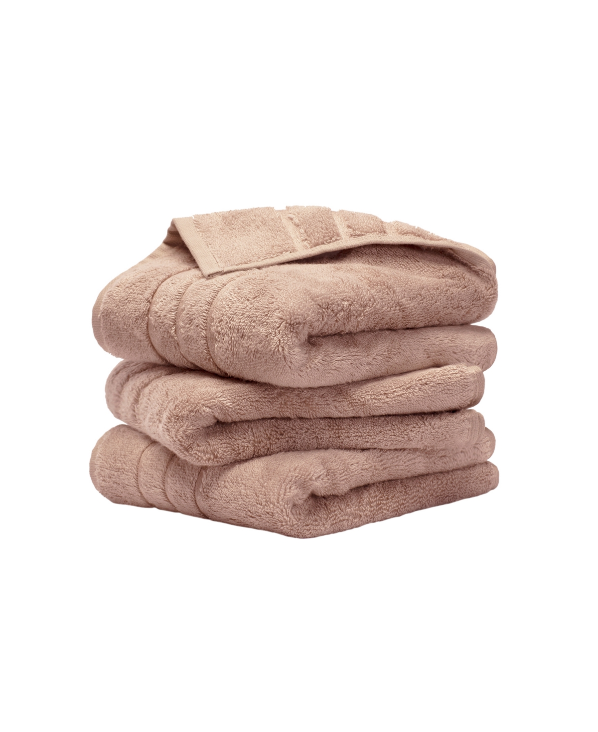 Cariloha 3-piece 30" X 16" Viscose From Bamboo Hand Towel Set Bedding In Blush