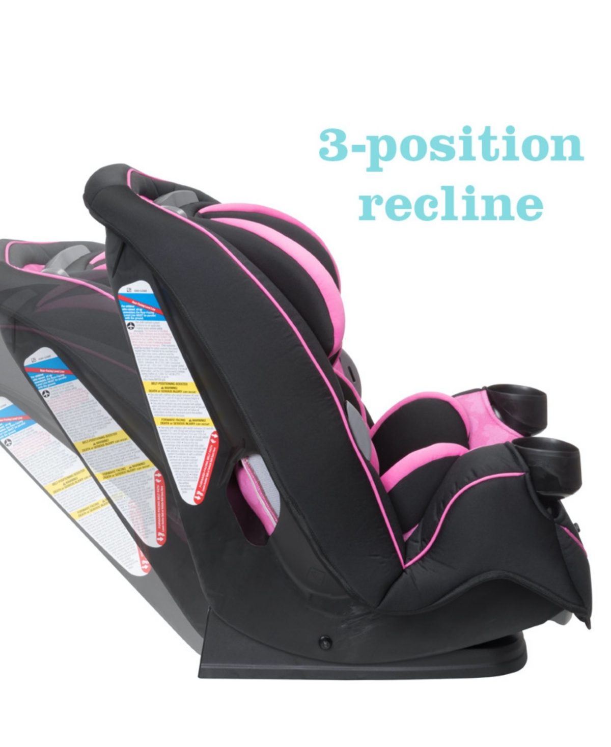 Disney Baby Minnie Mouse Grow and Go 3-in-1 Convertible One-Hand Adjust Car Seat
