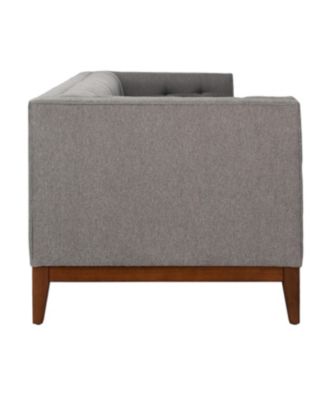 Garnet 85" Linen Tufted Sofa