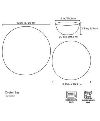 Oyster Bay 12 Pc. Dinnerware Set, Service for 4