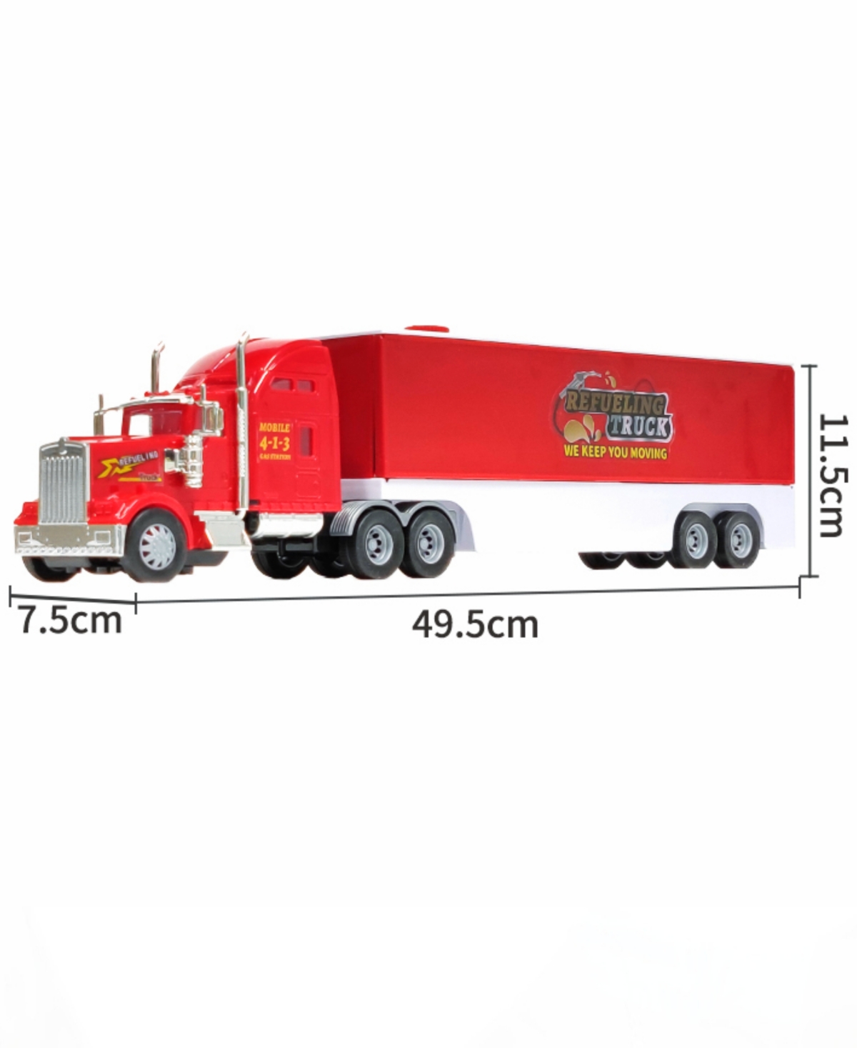 Shop Big Daddy Cross Country Big Rig With Pop-open Gas Station And Semi Roadside Assistance Truck In Multi