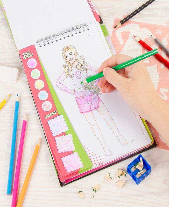 Disney Zombie Fashion Design Sketchbook Make It Real, includes 90