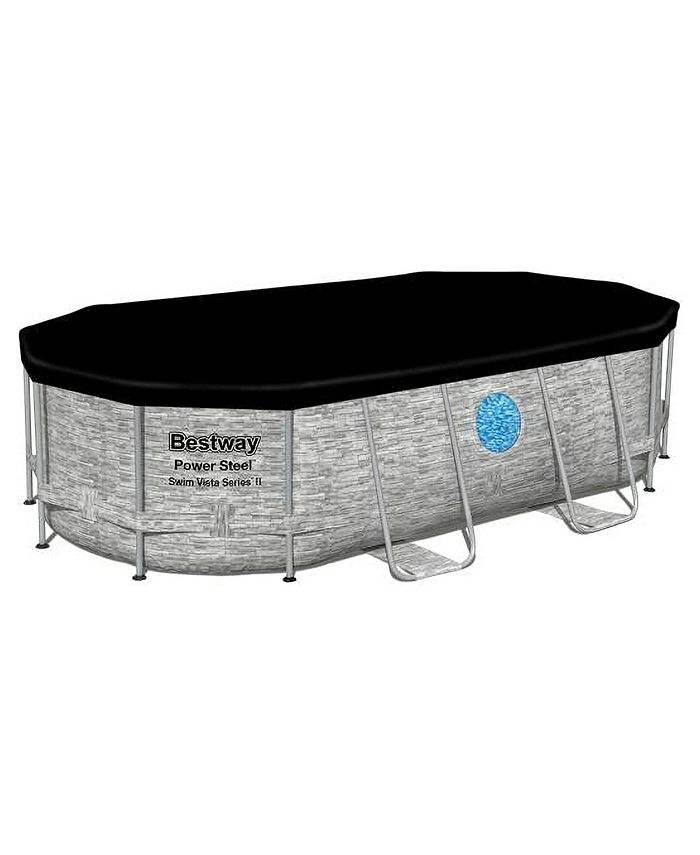 Power Steel Bestway Swim Vista Series II Above Ground Pool Set Macy