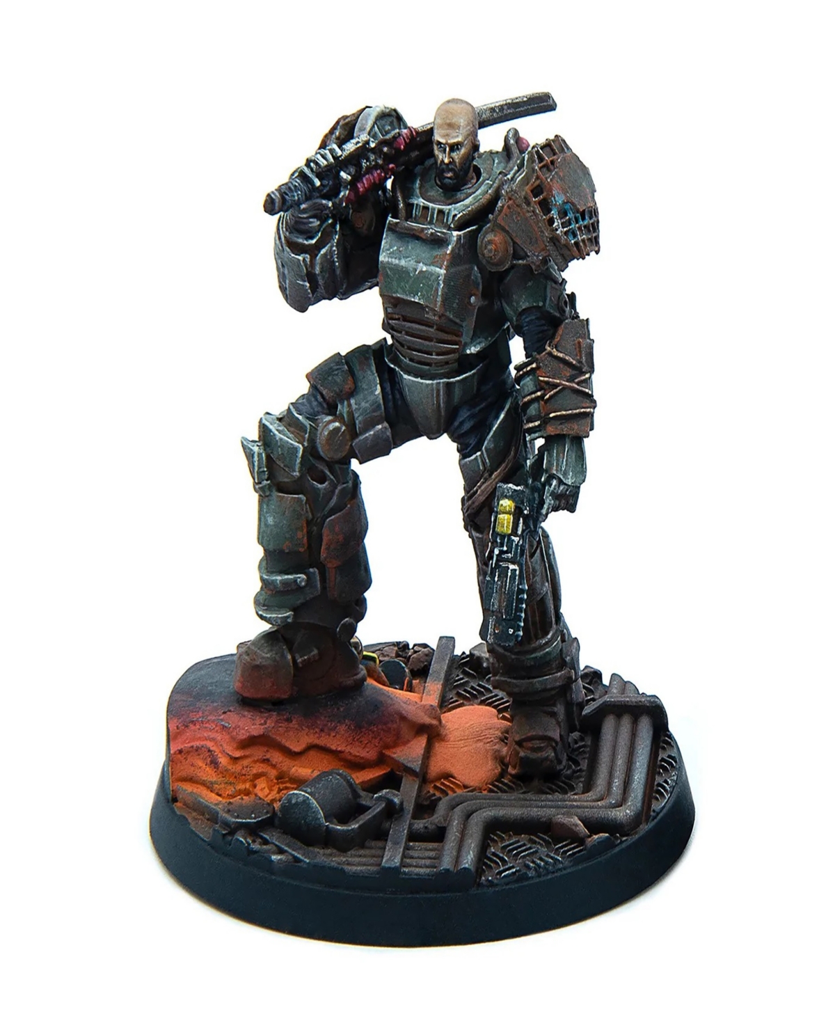 Shop Modiphius Fallout Wasteland Warfare Raiders The Forged 6 Unpainted Resin Miniatures In Multi