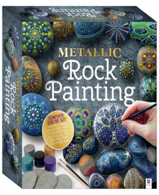 Metallic Rock Painting Box Set DIY Rock Painting For Adults Rocks ...