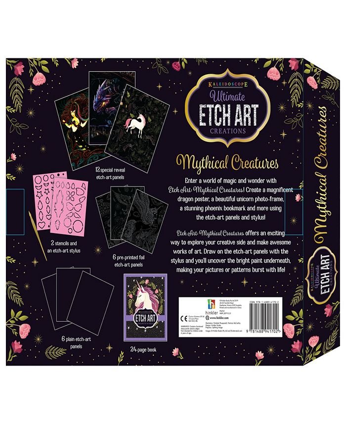 Kaleidoscope Ultimate Etch Art Kit Mythical Creatures Fantasy Etch Art