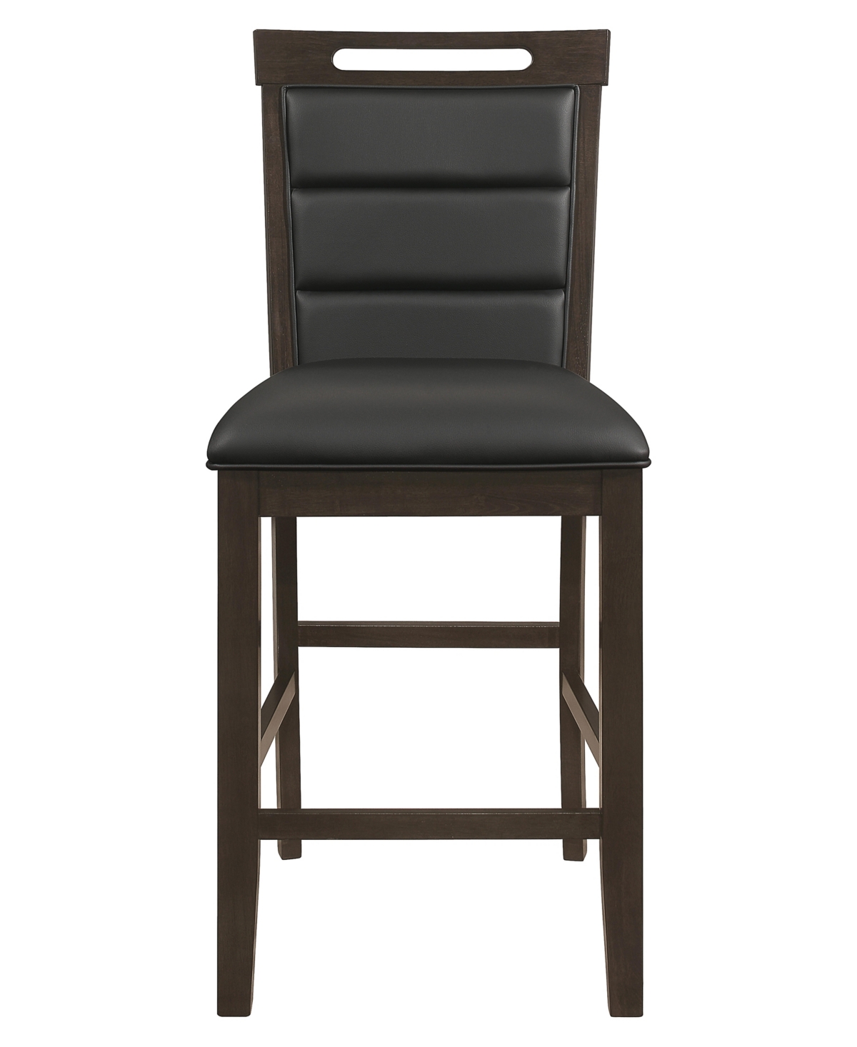 Coaster Home Furnishings Prentiss 2-piece Asian Hardwood Upholstered Counter Height Chair Set