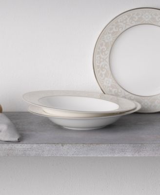 Montvale Platinum Set of 4 Soup Bowls, 8.25", 10 oz.