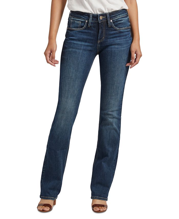 Silver Jeans Co. Women's Suki Mid-Rise Slim Bootcut Jeans - Macy's