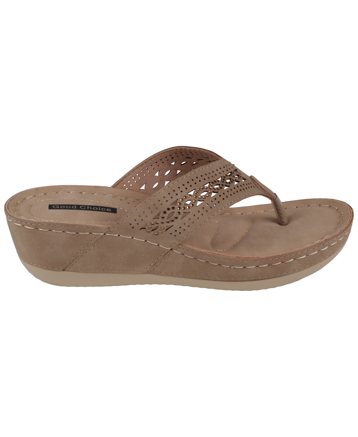 Gc Shoes Women's Bari Thong Wedge Sandals