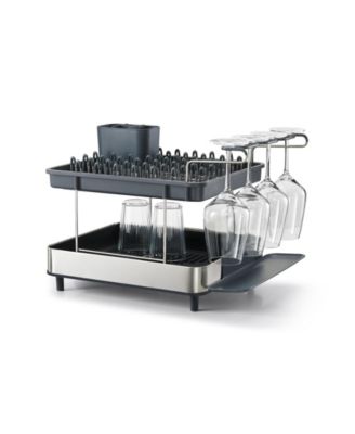Excel Steel 2-Tier Stainless-Steel Dish Rack