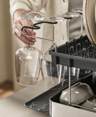 Excel Steel 2-Tier Stainless-Steel Dish Rack