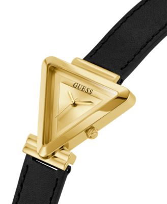 Women's Analog Black Stainless Steel Watch 34mm