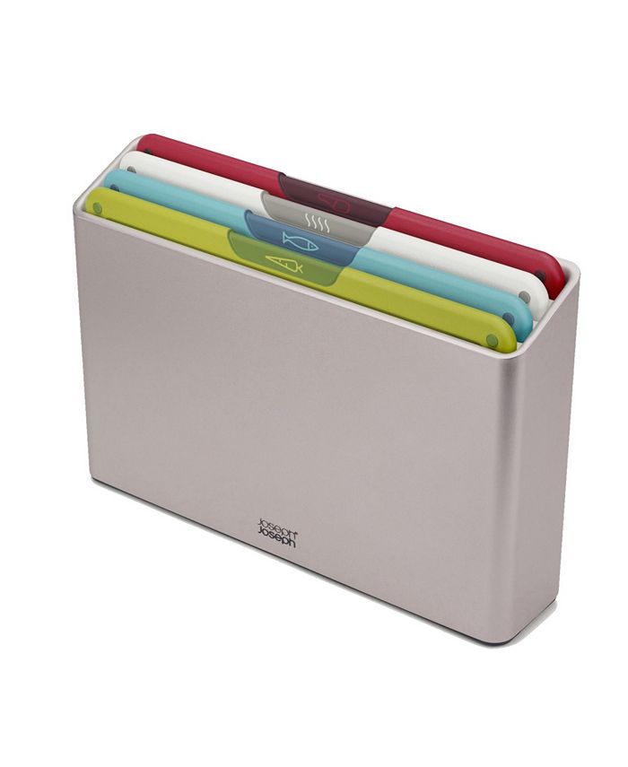 Joseph Joseph Folio Icon 4-Piece Chopping Board Set with Storage Case