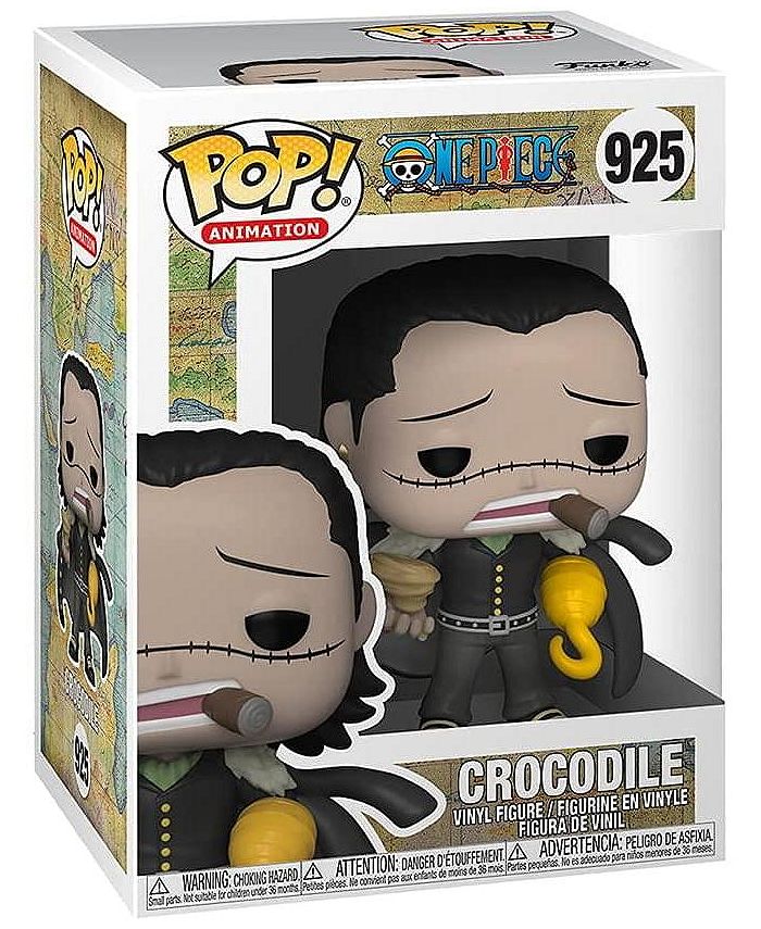 (SMALL CORNER TEAR ON BACK) One Piece Funko POP Vinyl Figure | Crocodile - Black - ONE SIZE
