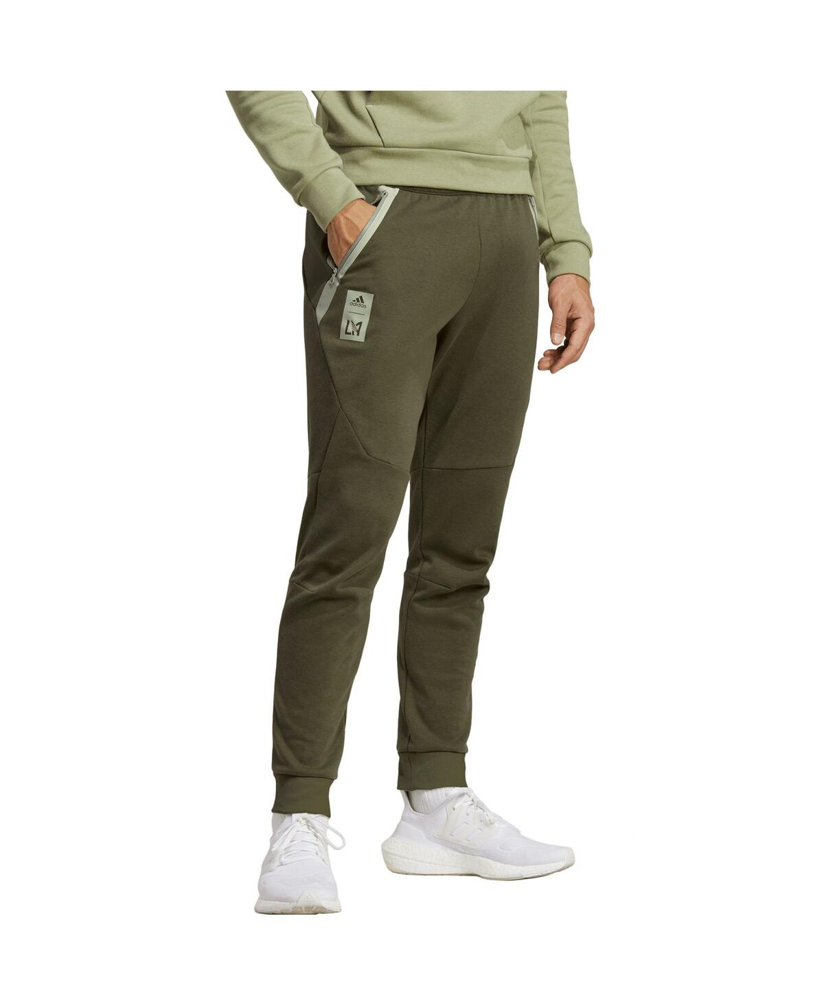 Shop Adidas Originals Men's Adidas 2023 Player Green Lafc Club Travel Pants