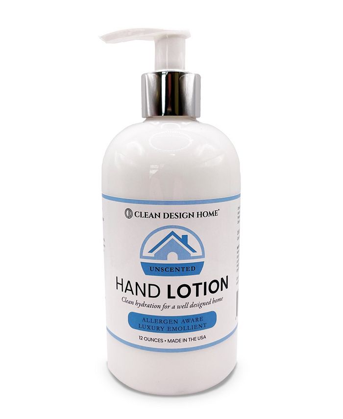 Design Home Unscented Hand Lotion, 12 -