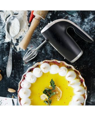 5-Speed 150-Watt Hand Mixer Black w/ Silver Accents