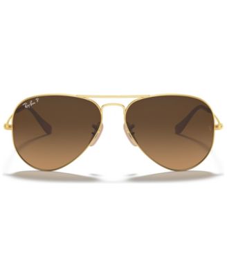 Unisex Polarized Aviator Classic Sunglasses, RB3025