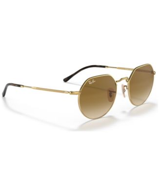 Unisex Geometric Metal Sunglasses, RB3565 JACK