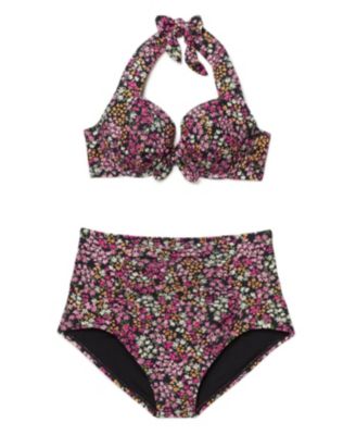 Shelby Women's Plus-Size Swimwear High-Waist Bikini Bottom