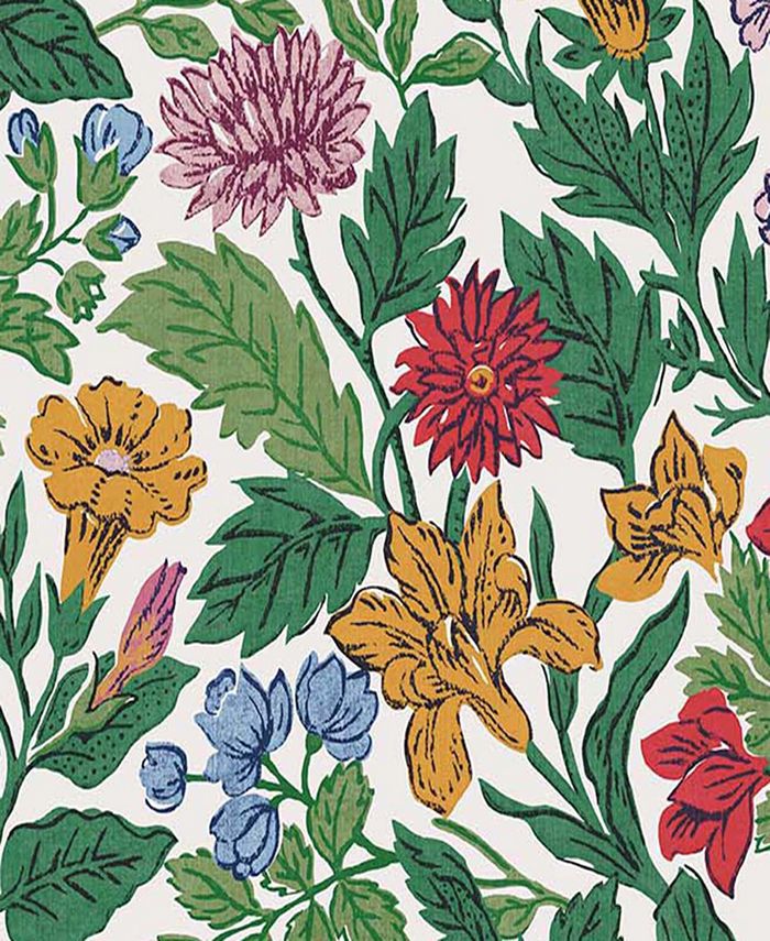 joules Arts and Crafts Floral Wallpaper Macy's