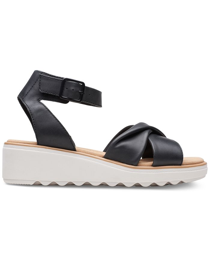 Clarks Women's Jillian Bella Ankle-Strap Platform Sandals - Macy's
