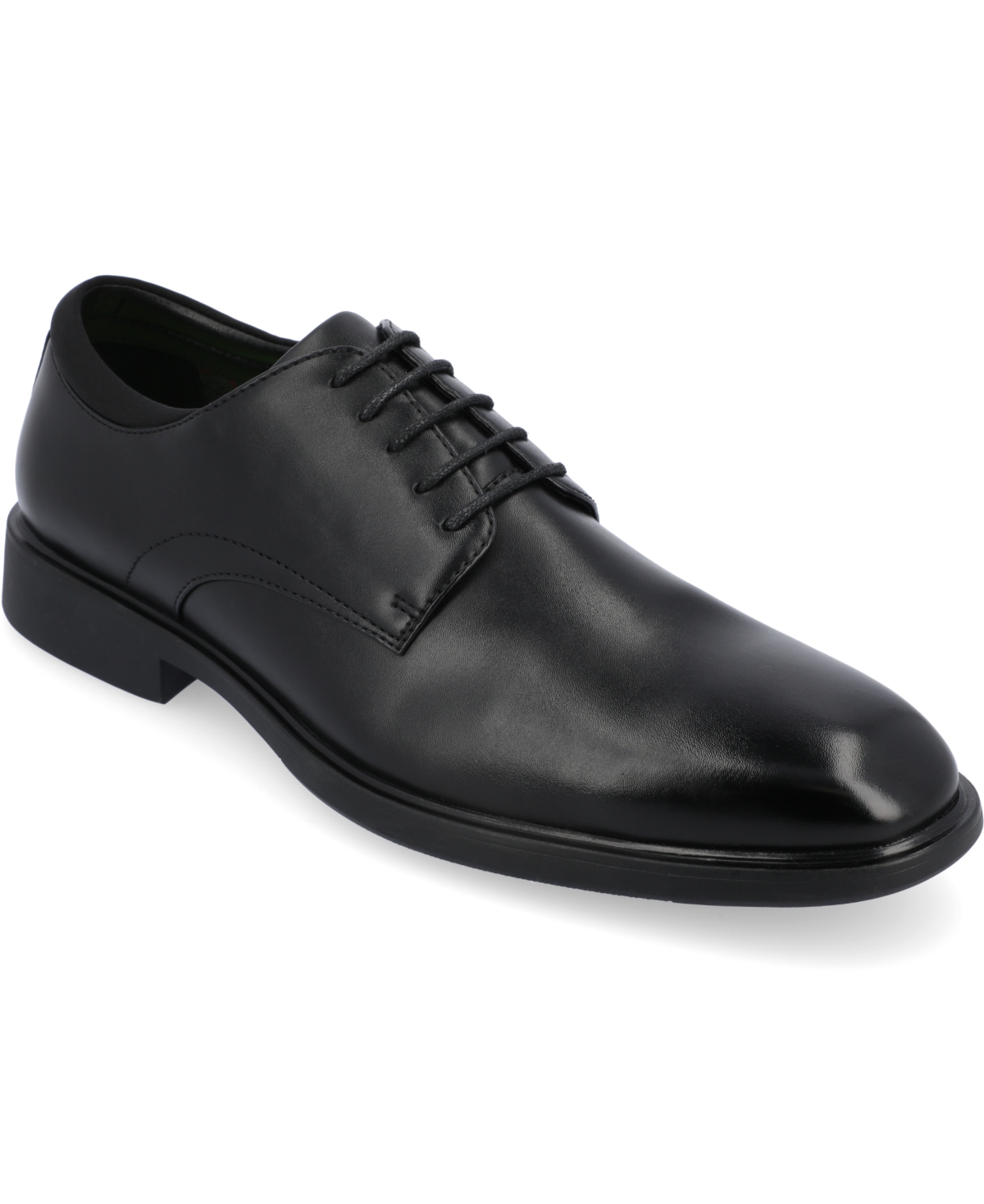 Vance Co. Men's Kimball Plain Toe Dress Shoes Men's Shoes In Black ...