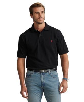 Ralph Lauren Men's Big & Tall Classic Fit Mesh Polo Shirt - Classic Royal Heather, Big 4X