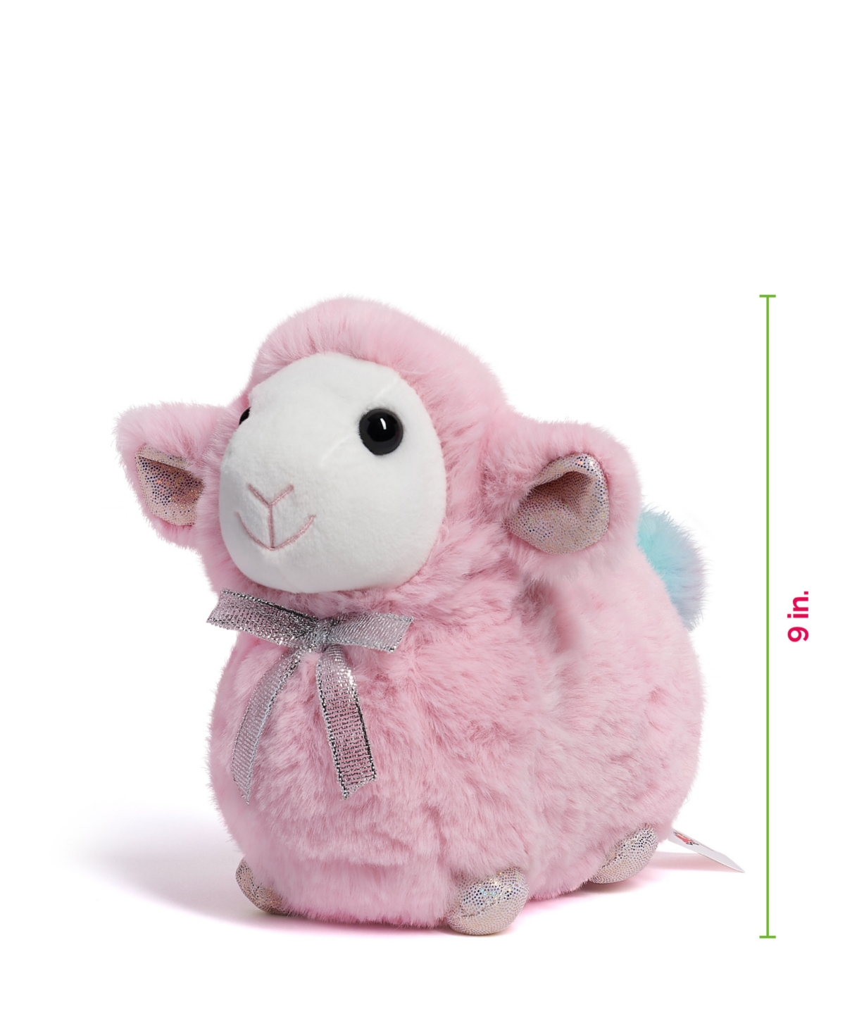 Shop Geoffrey's Toy Box Geoffreys Toy Box 9" Glam Lamb Plush In Light,pastel Pink