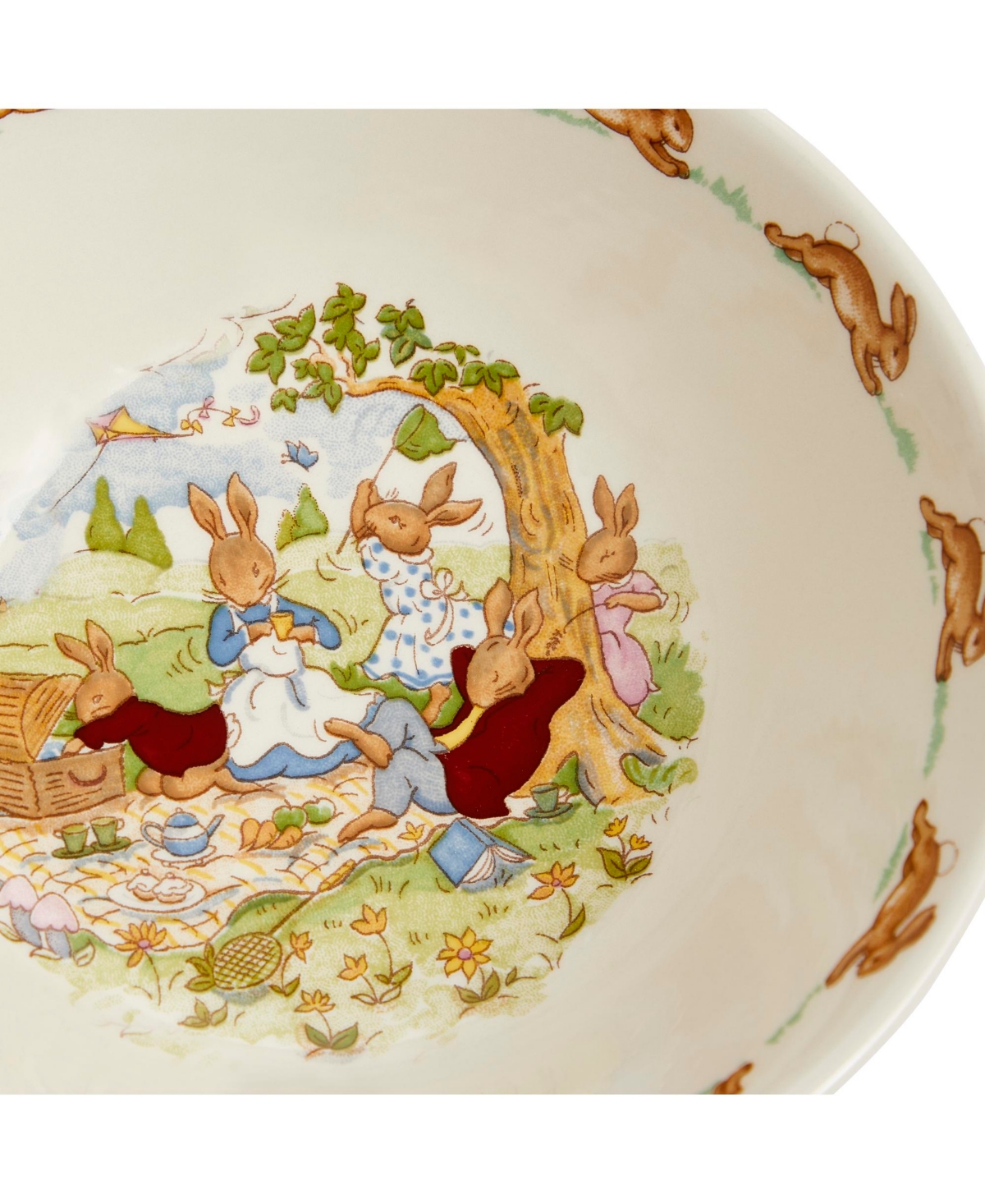 Royal Doulton Bunnykins Baby Bowl & 2 Handle Mug 2 Piece Set In Multi