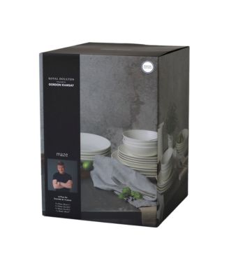 Maze Denim Line 16 Piece Dinnerware Set, Service for 4