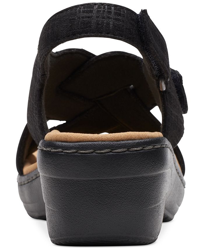 Clarks Women's Merliah Echo SlipOn Slingback Wedge Sandals Macy's