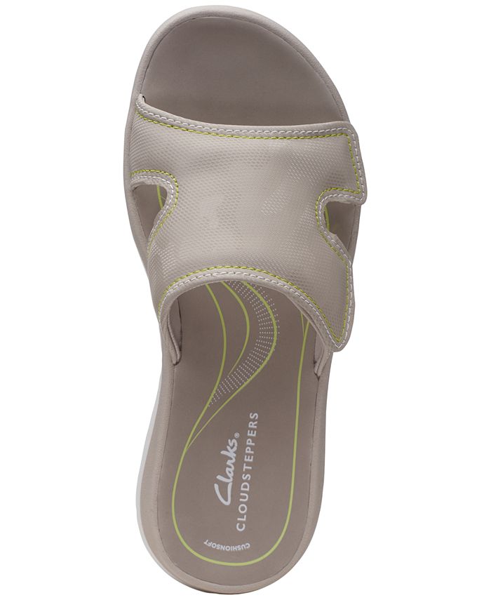 Clarks Women's Cloudsteppers Glide Bay Slip-On Sandals - Macy's
