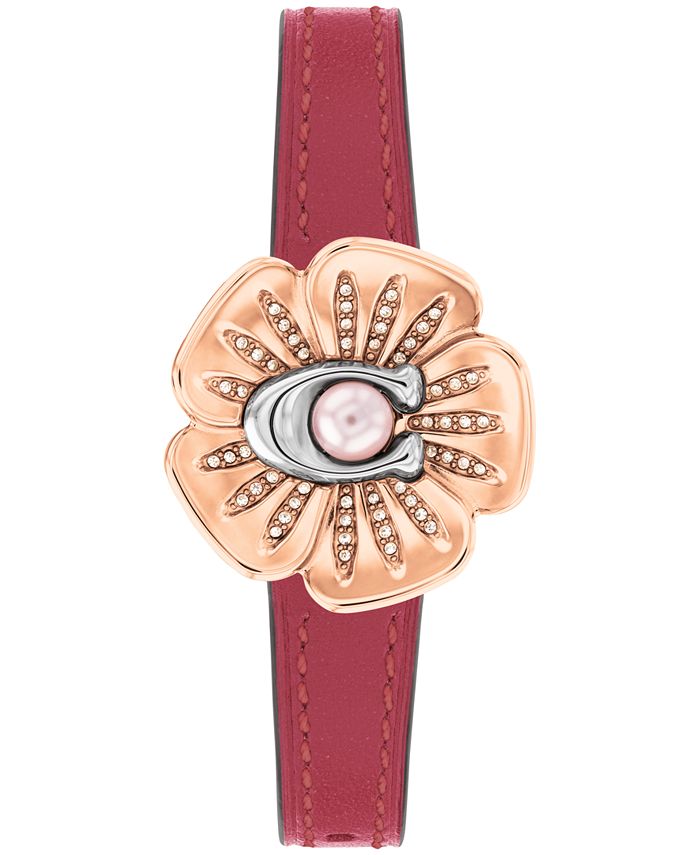 Coach strap watch women's outlet