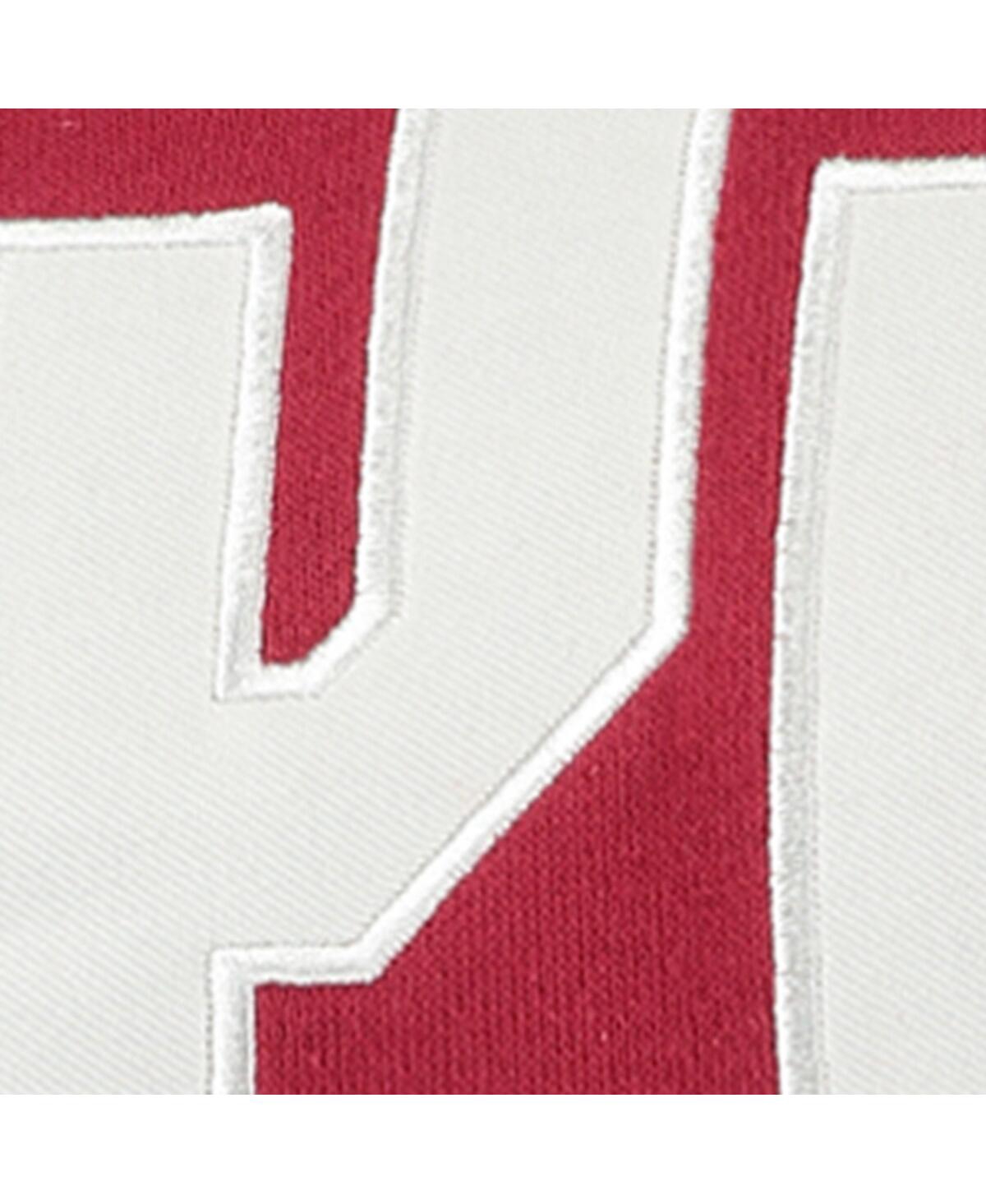 Shop Stadium Athletic Women's  Crimson Oklahoma Sooners Big Logo Pullover Hoodie