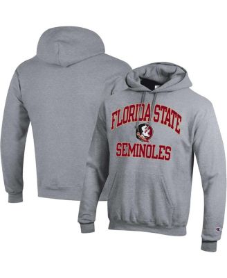 Men's Heather Gray Florida State Seminoles High Motor Pullover Hoodie