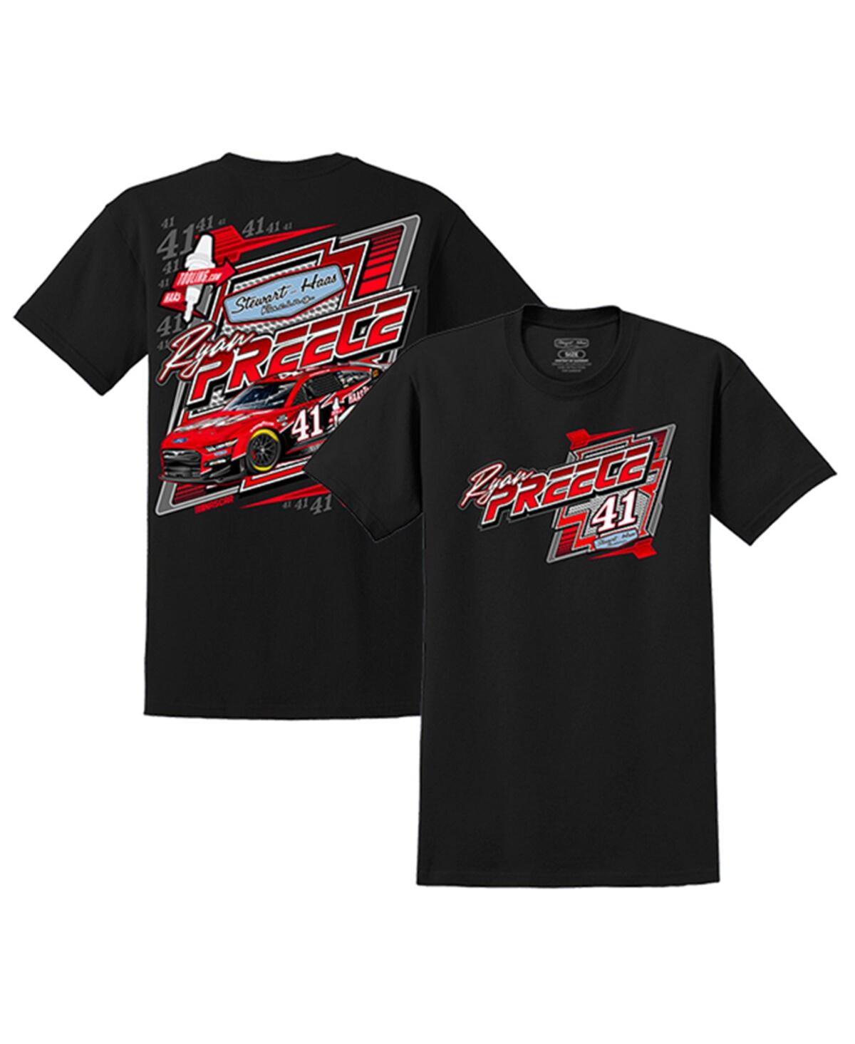 Stewart-haas Racing Team Collection Men's  Black Chase Briscoe 2023 #14 Mahindra T-shirt
