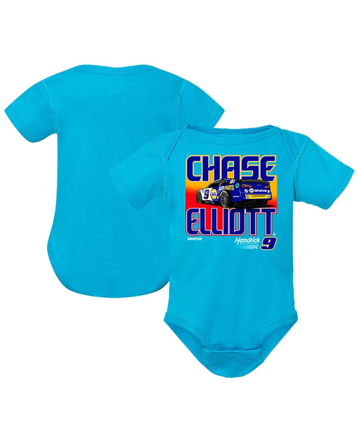 Hendrick Motorsports Team Collection Babies' Infant Boys And Girls  Turquoise Chase Elliott Bodysuit