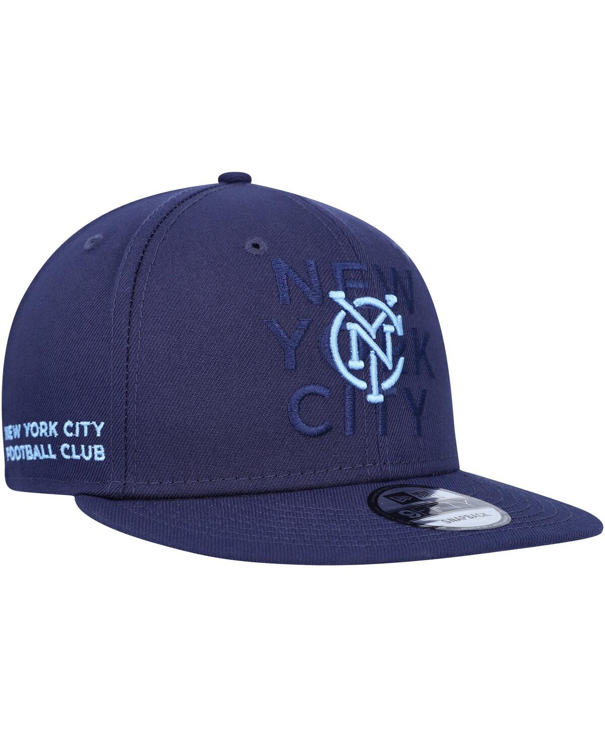 New Era Navy New York City Fc Kick Off 9fifty Snapback Hat In Navy