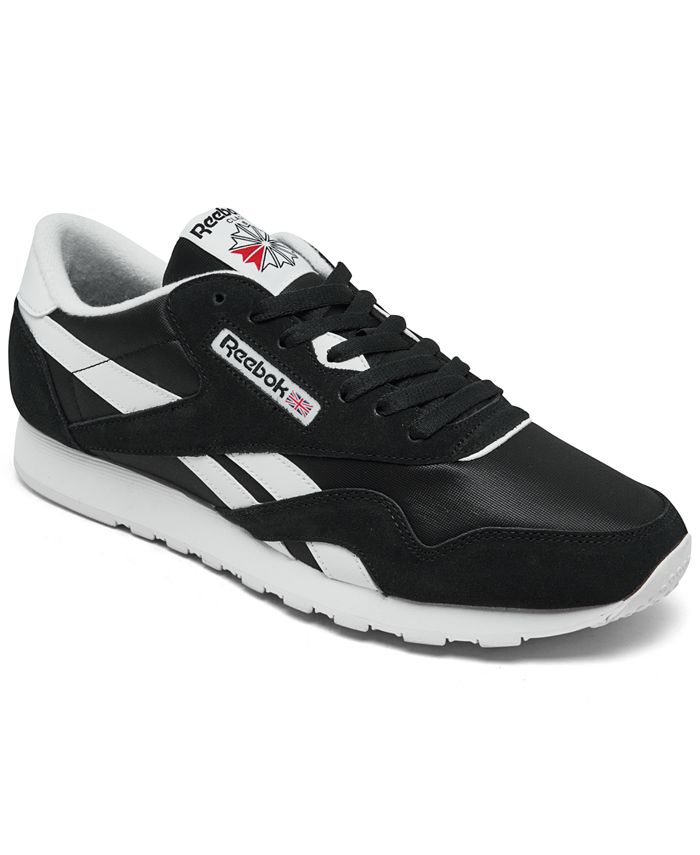 Reebok Classic Leather Casual Sneakers From Finish Line in Black