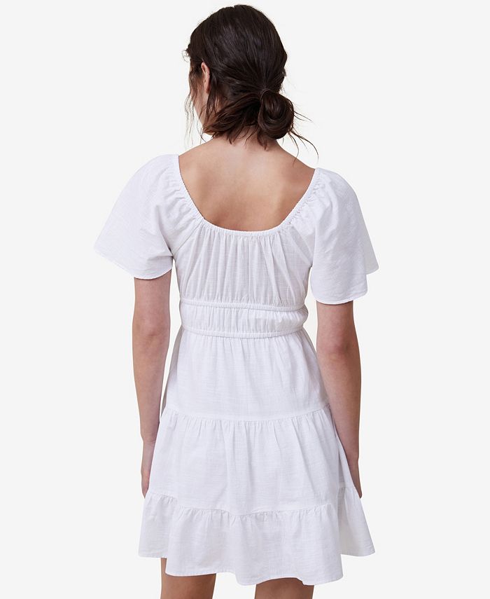 COTTON ON Women's Peyton Babydoll Mini Dress & Reviews Dresses Juniors Macy's