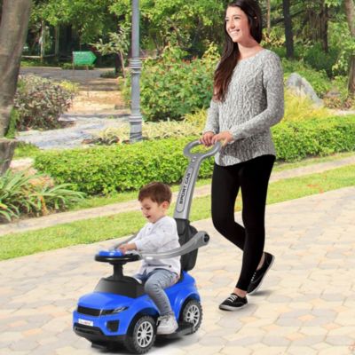 3 in 1 Ride on Push Car Toddler Stroller Sliding Car w/Music
